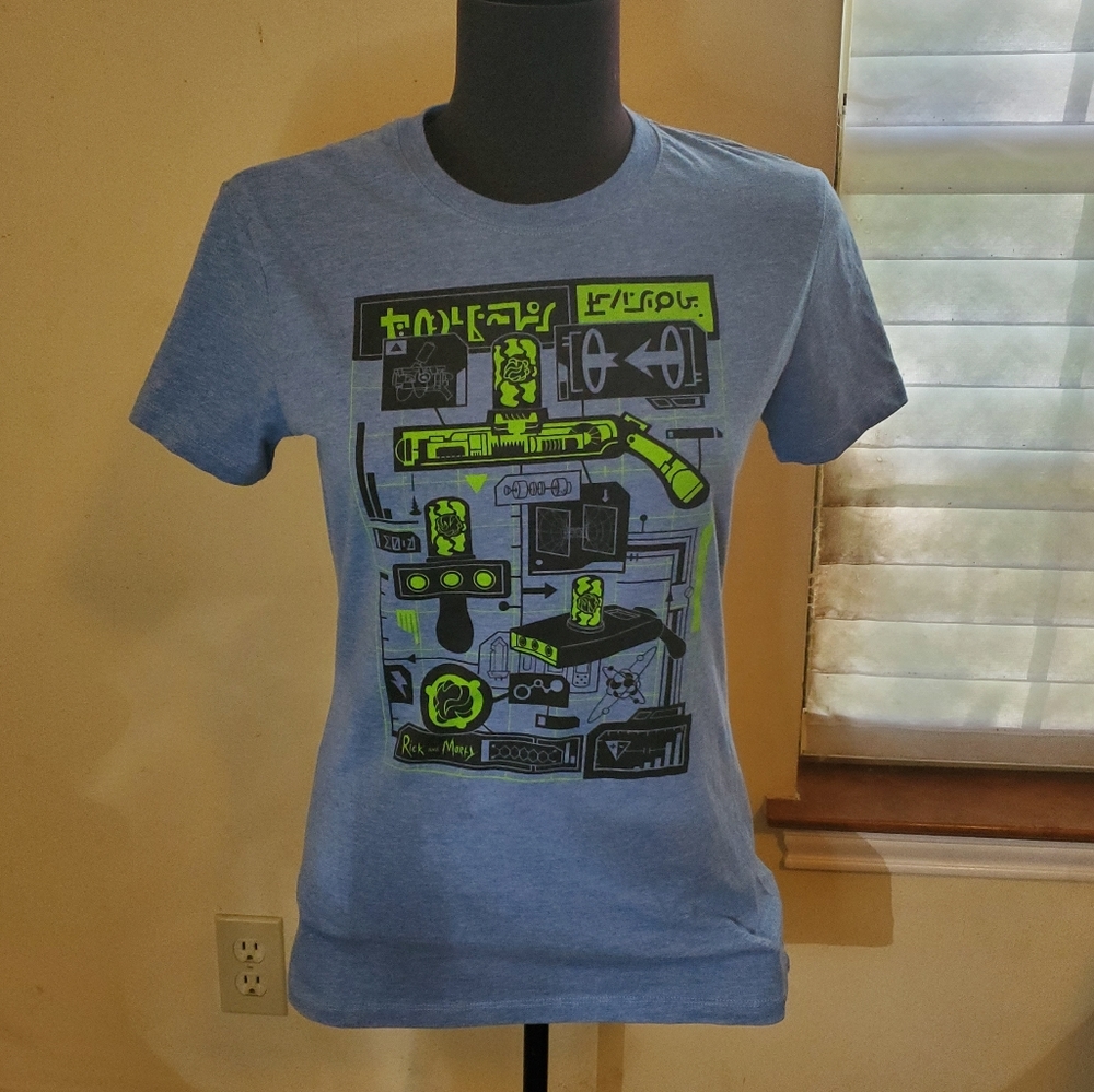 RARE Rick and Morty Graphic T Shirt